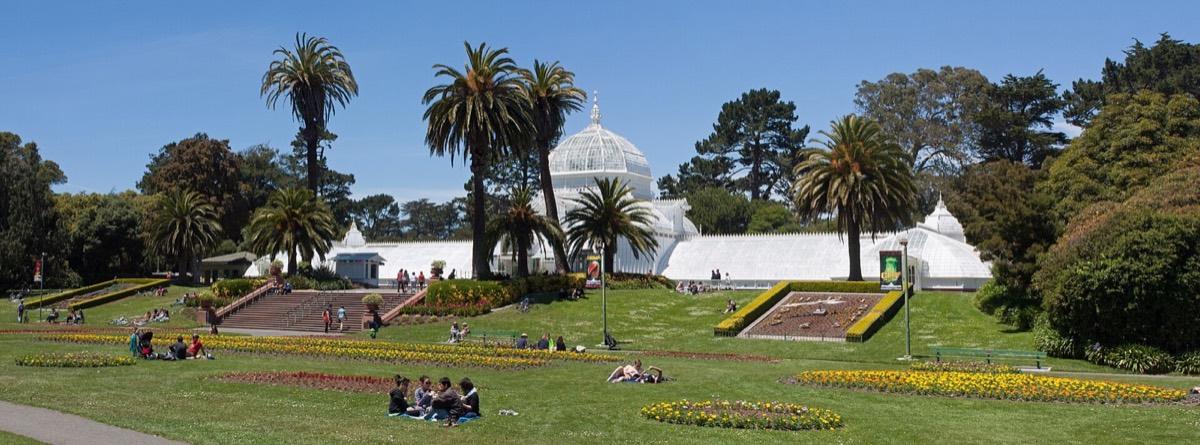 Conservatory of Flowers, San Francisco, California. Photograph from Wikimedia Commons.