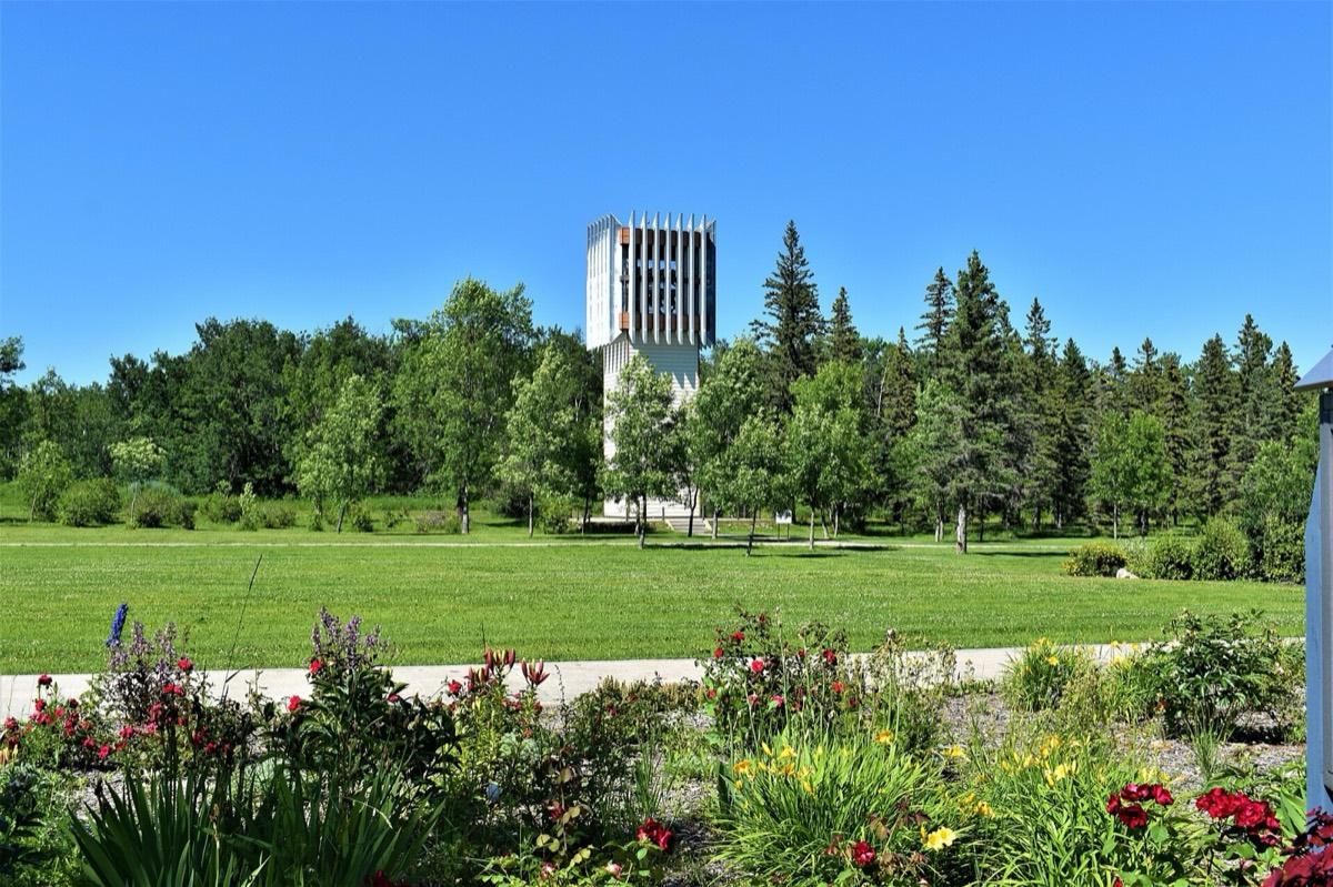 International Peace Garden, Dunseith, North Dakota. Photograph from Wikimedia Commons.
