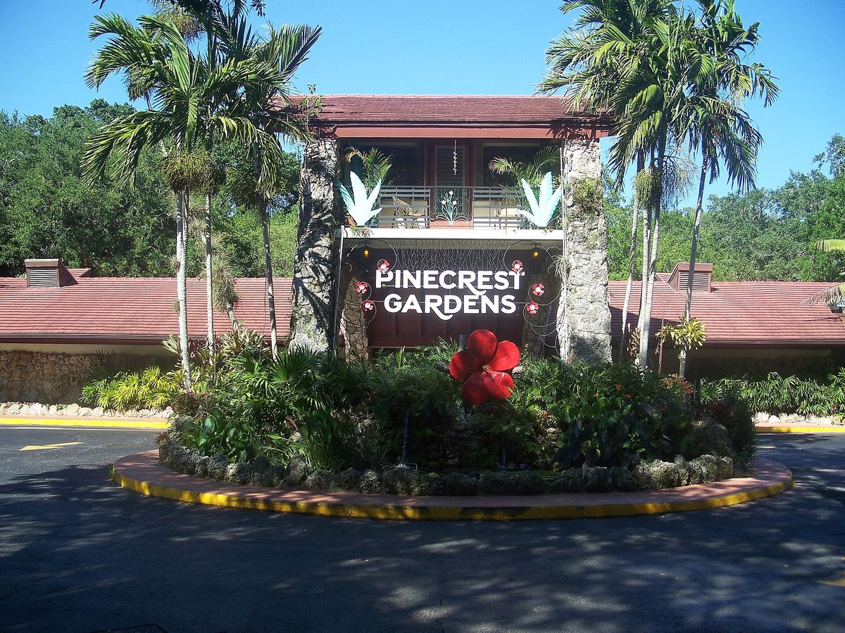 Pinecrest Gardens, Pinecrest, Florida. Photograph from Wikimedia Commons.